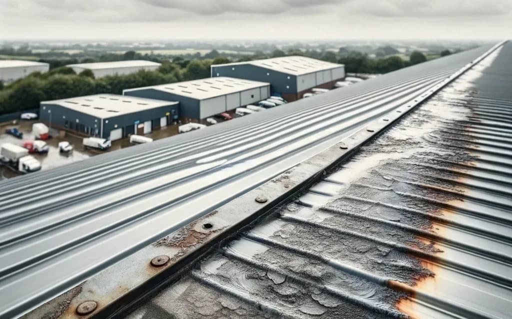 Why do metal roofs corrode?